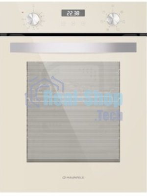 Шкаф духовой электрический Maunfeld EOEM516BG, 45 см, 51 л, бежевый, встраиваемый