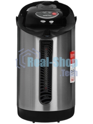 Термопот Centek CT-0080 черный, 3л, 600Вт, 3 способа подачи воды, корпус из нержавеющей стали