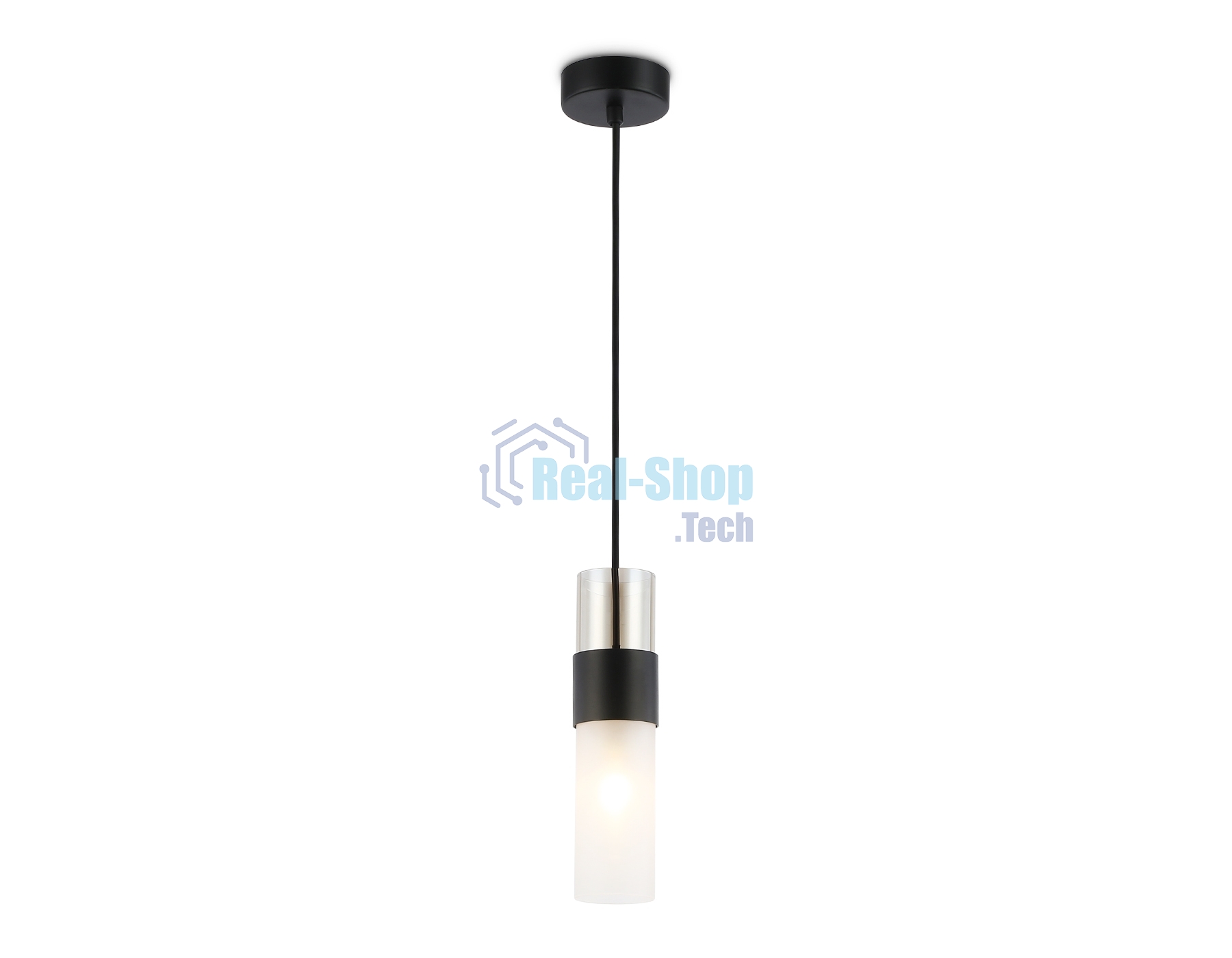 Подвесной светильник LH55101 BK/FR/TI черный/белый матовый/янтарь E14 max 40W D55*1500