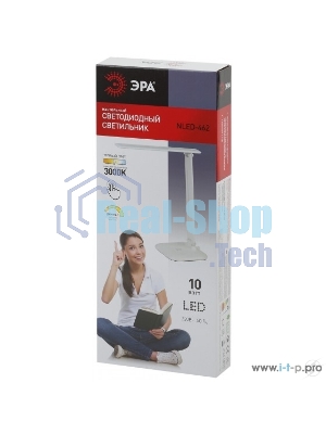 Светильник ЭРА NLED-462-10W-W настол. бел.