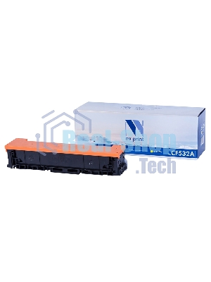 Картридж лазерный NVPrint совместимый HP CF532A Yellow для Color LaserJet Pro MFP M180n/M181fw (900k)