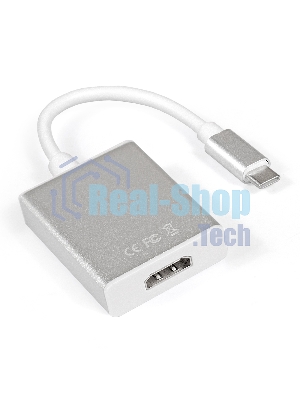 Кабель-адаптер ExeGate EX284937RUS Type C-HDMI ExeGate EX-CM-HDMIF-0.15 (USB Type C/19F, 0,15м)