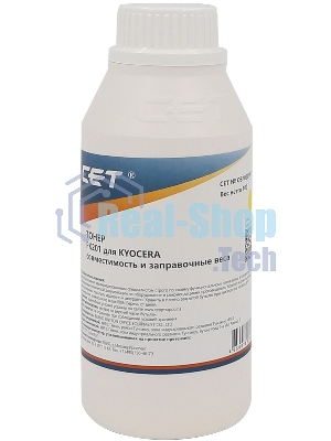 Тонер CET PK201 OSP0201Y-100 желтый бутылка 100гр. для принтера Kyocera ECOSYS P6030cdn/M6026cdn