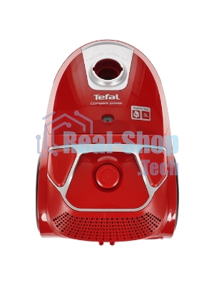 Пылесос Tefal TW3953EA красный/серебристый, 750 Вт, уборка сухая, пылесборник мешок 3 л