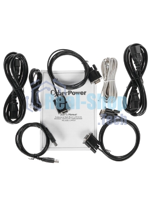 Источник бесперебойного питания CyberPower PR1500ELCDRT2U/1500 ВА/1350 Вт/USB/RJ-11/RJ-45/8 х IEC 320 C13 (компьютерная)
