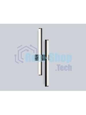 Настенный светодиодный светильник Ambrella light FL6152 BK черный 18W 3000K-6400K 510*120*65