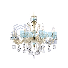 Светильник Ambrella light TR4926/8 GD/WH/CL золото/белый/прозрачный E14*8 max 40W D740*630