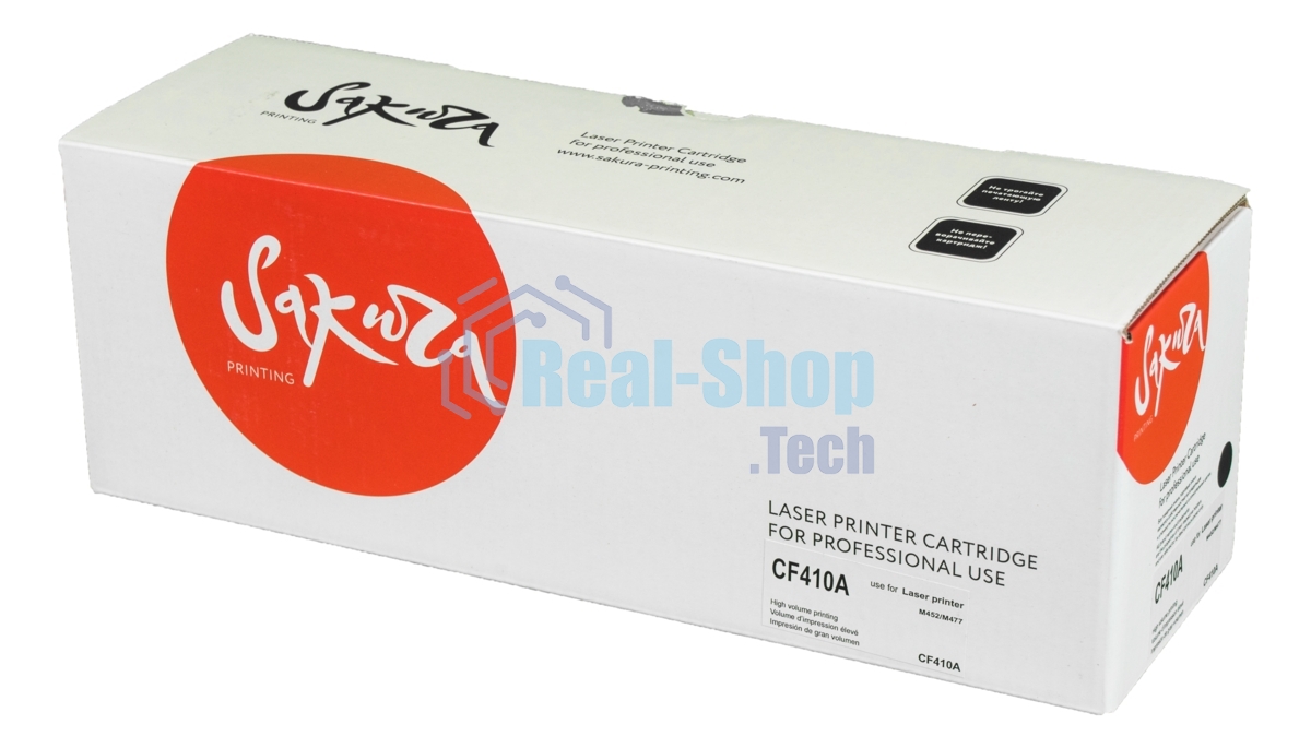 Картридж лазерный Sakura CF410A для HP LaserJet Pro M452nw, M452dn, M477fnw, M477fdw, M477fdn, M377dw, черный, 2300 к.