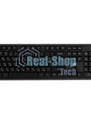 Комплект клавиатура+мышь Oklick S277W беспроводной, USB, 1600 DPI, чёрный