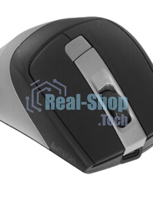 Мышь беспроводная A4Tech Fstyler FB35C серый/черный, 2000 dpi, радиоканал, Bluetooth, USB, кнопки - 6