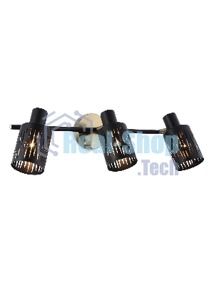 Светильник Ambrella light TR8669/3 BK/SB чёрный/бронза E14/3 max 60W 560*100*190