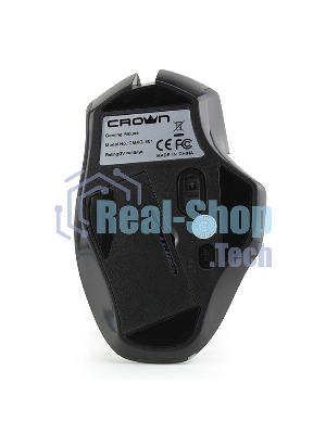 Мышь беспроводная Crown Gaming CMXG-801 черный, 1600 dpi, радиоканал, USB, кнопки - 7