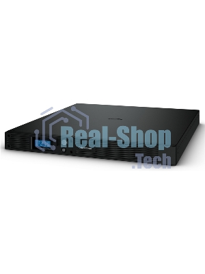 Источник бесперебойного питания CyberPower PR1000ELCDRT1U/1000 ВА/800 Вт/USB/RS-232/EPO/SNMPslot/6 x IEC 320 C13 (компьютерная)