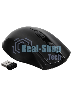 Мышь беспроводная Acer OMR030 черный, 1600 dpi, радиоканал, USB, кнопки - 4