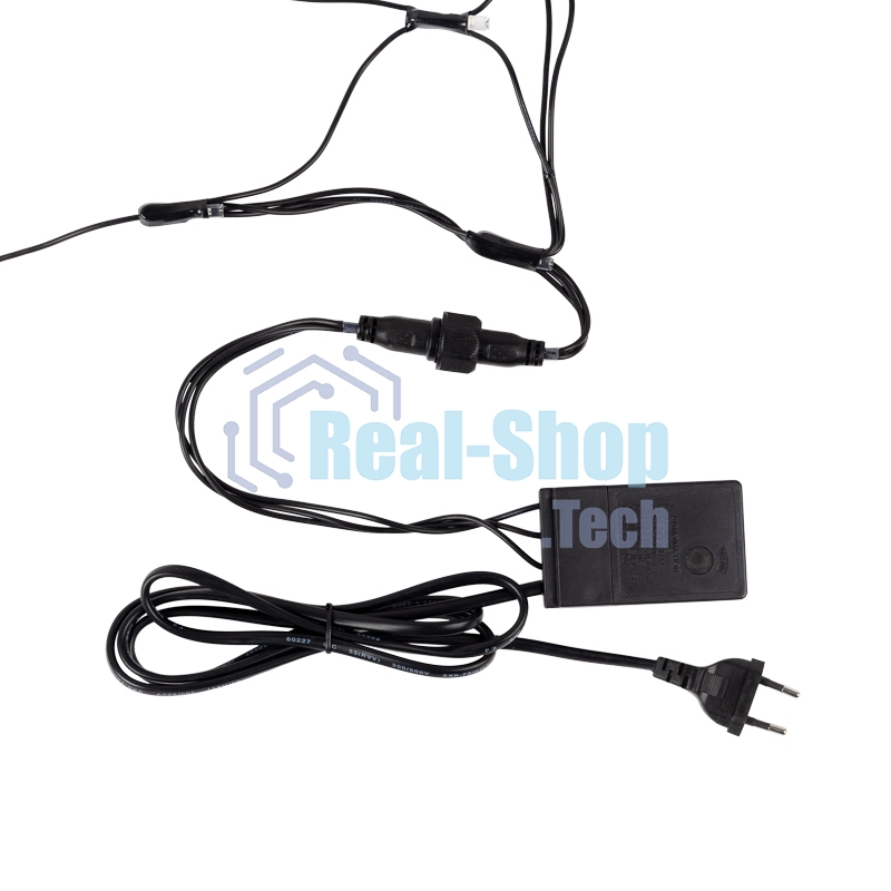 Гирлянда Neon-night Сеть 2х2х1.5 м, свечение с динамикой, прозрачный ПВХ, 136 LED, 230 В, цвет свечения теплый белый