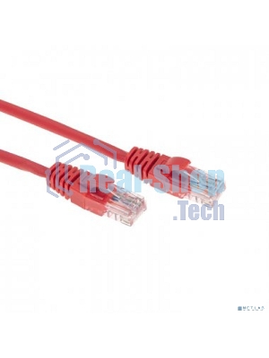 Патч-корд U/UTP Rexant cat.6, RJ45-RJ45, неэкранированный, 26AWG, LSZH, красный, 5 м