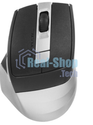 Мышь беспроводная A4Tech Fstyler FB35C серый/черный, 2000 dpi, радиоканал, Bluetooth, USB, кнопки - 6