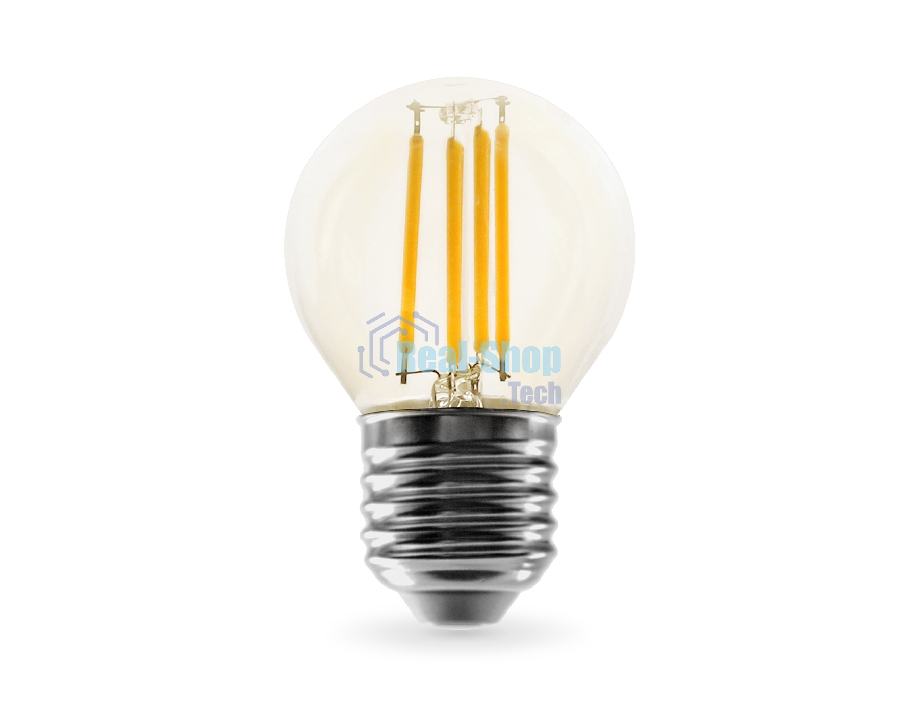 Лампа светодиодная 451524 Filament LED G45 15W E27 4000K 220-240V