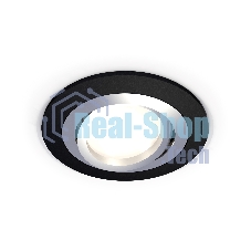 Комплект встраиваемого поворотного светильника Ambrella light XC7622082 SBK/PSL черный песок/серебро полированное MR16 GU5.3 (C7622, N7003)