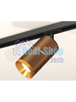 Светильник Ambrella light XT7404002 SCF/PYG/SBK кофе песок/золото желтое полированное/черный песок MR16 GU5.3