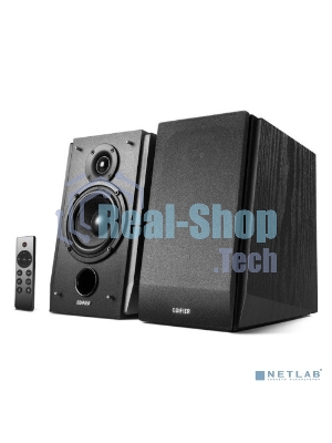Колонки Edifier R1855DB Black Активные, 70W RMS, 60-20000Гц, дерево, пульт ДУ, Bluetooth 5.0,выход на сабвуфер,Opt/Coaxial,2 RCA