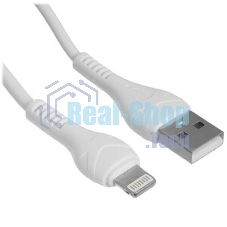 Кабель USB HOCO X37 Cool, USB - Lightning, 2.4А, 1м, белый