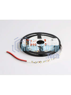 Светодиодная лента GS1101 2835 120Led/ 9.6W m/ 12V IP20 3000K/ 5000*8*1.2mm (2 конт.)