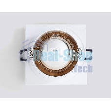 Светильник встраиваемый Ambrella light TN102728 WH/GD белый/золото GU5.3 92*92*23