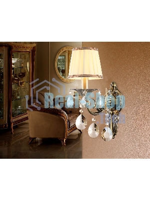 Светильник Ambrella light TR4578 SB/WH бронза/белый E14 max 40W 405*130*230