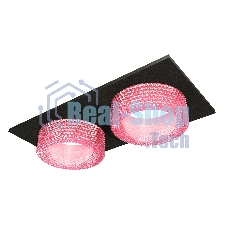 Комплект встраиваемого светильника Ambrella light XC6526042 SBK/PI черный песок/розовый MR16 GU5.3 (C6526, N6152)