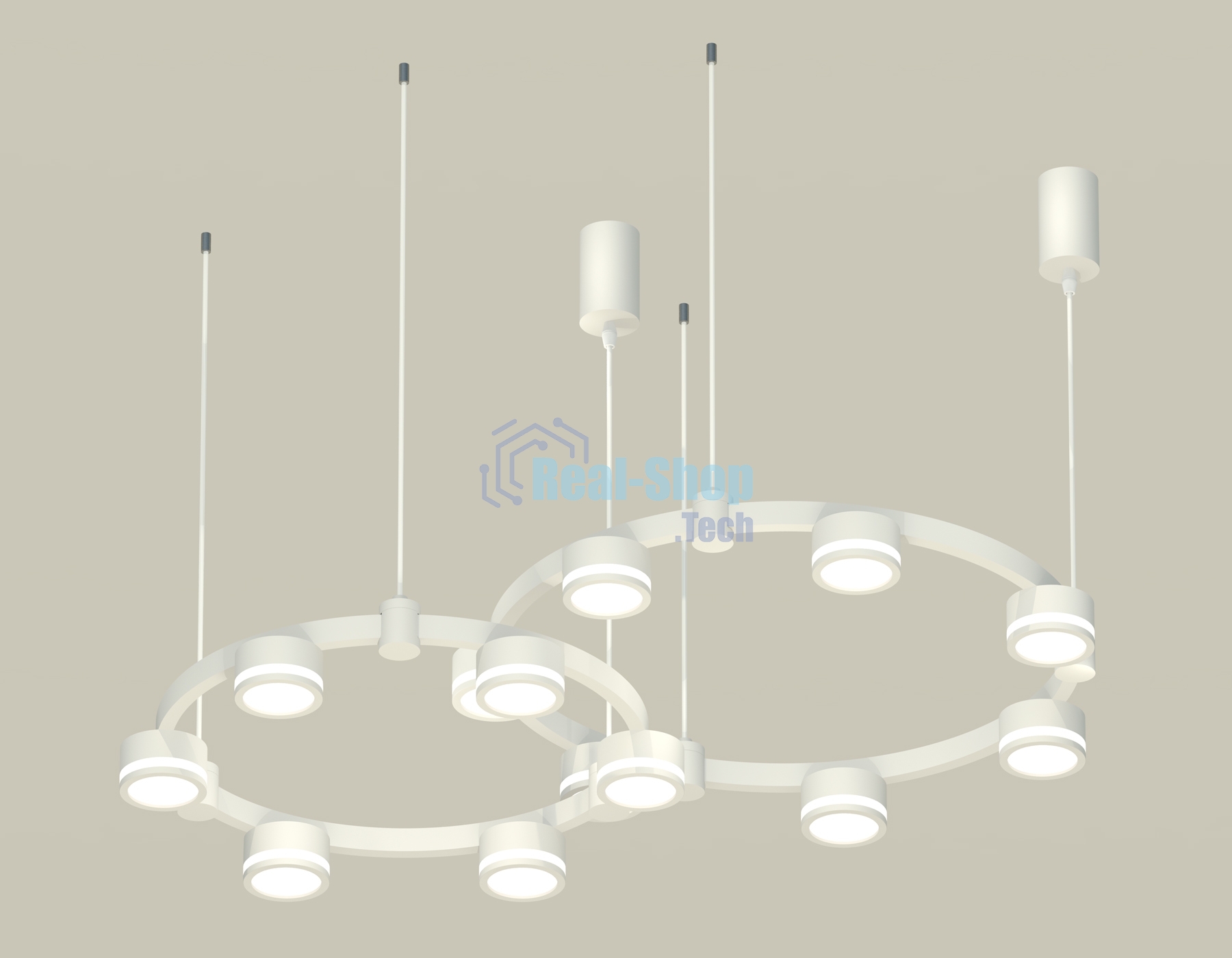 Светильник Ambrella light XR92081004/13 SWH/FR белый песок/белый матовый GX53 (A9208, C9236, C9231, N8412)