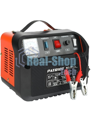 Устройство пуско-зарядное PATRIOT BCT-10 Boost 220В±15% 200Вт 12В зарядmax8.5А 20-100А/ч 4.3кг