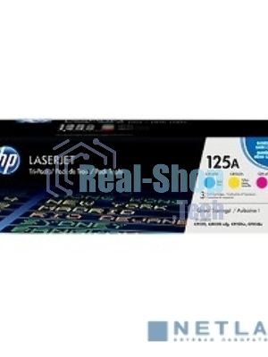 Картридж лазерный комплект HP CF373AM голубой/пурпурный/желтый для CLJ CP1215/1515 3 х 1400 стр.