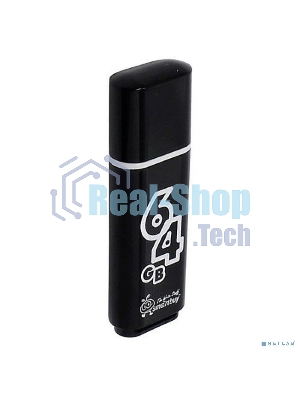 Флешка USB Smartbuy 64 Gb USB Smartbuy Glossy series черный (SB64 GbGS-K)