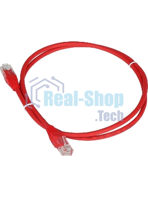 Патч-корд Lanmaster TWT-45-45-0.15-RD RJ-45 вил.-вилка RJ-45 кат.5E 0.15м красный ПВХ (уп.:1шт)