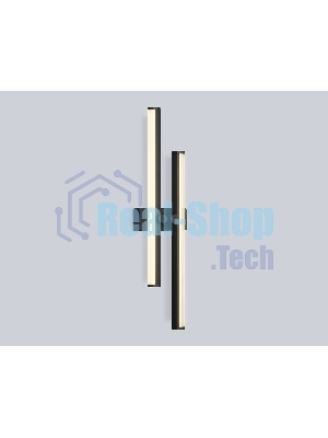 Настенный светодиодный светильник Ambrella light FL6152 BK черный 18W 3000K-6400K 510*120*65
