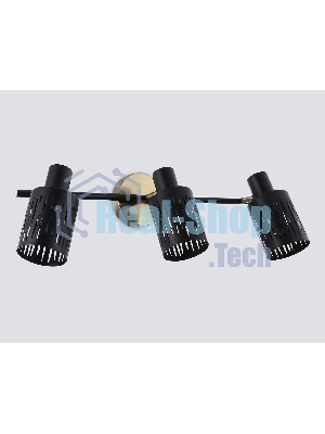 Светильник Ambrella light TR8669/3 BK/SB чёрный/бронза E14/3 max 60W 560*100*190