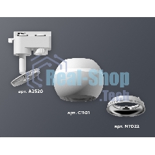 Светильник Ambrella light XT1101002 SWH/PSL белый песок/серебро полированное MR16 GU5.3 LED 3W 4200K (A2520, C1101, N7022)