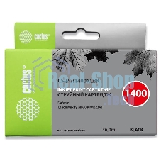 Картридж струйный Cactus CS-PGI1400XLBK черный (36 мл) для HP Canon MB2050/MB2350/MB2040/MB2340