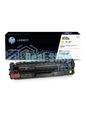 Тонер Картридж HP 410X CF412X желтый для HP LJ Pro M452/M477 (5000 стр.)