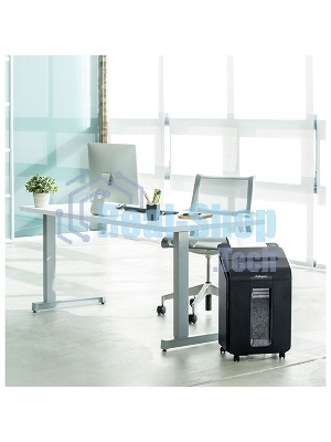 Шредер Fellowes AutoMax 100M (секр.P-4)/фрагменты/100лист./23лтр./скрепки/скобы/пл.карты