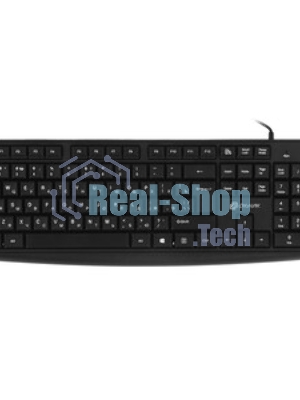 Комплект клавиатура+мышь Oklick S603 проводной, USB, 1200 DPI, чёрный