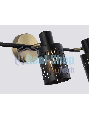 Светильник Ambrella light TR8669/3 BK/SB чёрный/бронза E14/3 max 60W 560*100*190
