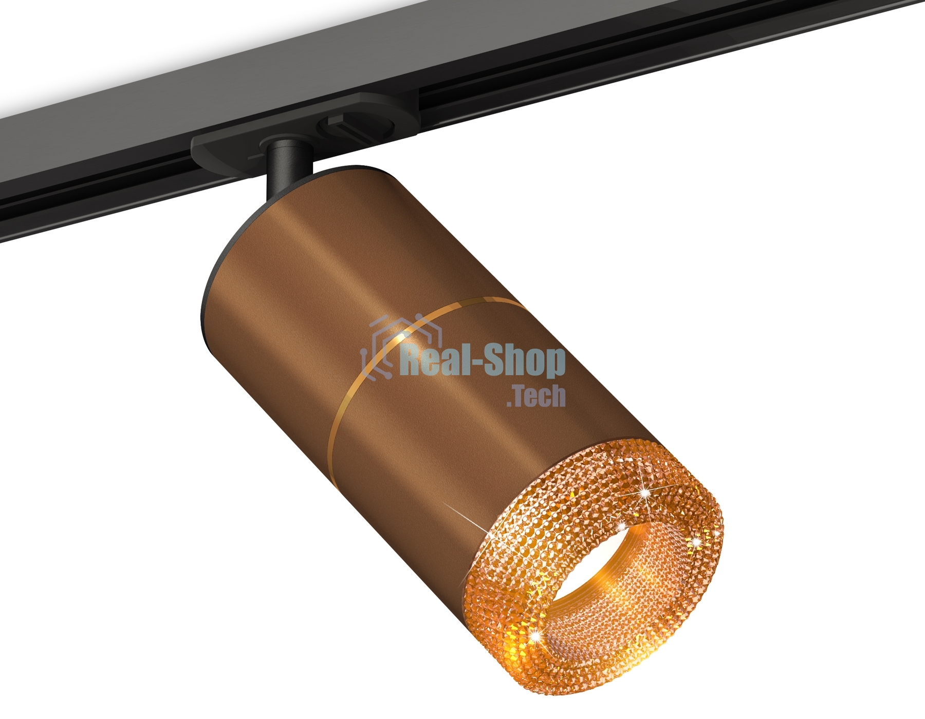 Светильник Ambrella light XT7404003 SCF/PYG/CF/SBK кофе песок/золото желтое полированное/кофе/черный песок MR16 GU5.3