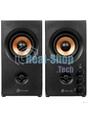 Акустическая система Oklick OK-164 2.0 черный 30Вт