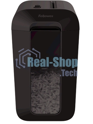 Шредер Fellowes PowerShred LX65 черный (секр.P-4)/перекрестный/10лист./22лтр./скрепки/скобы/пл.карты