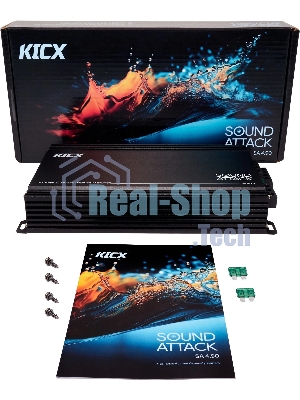 Усилитель автомобильный Kicx SA 4.90 четырехканальный
