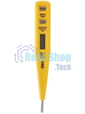 Индикаторная отвертка-тестер напряжения цифровая Deli DL8003 (12-250 В)
