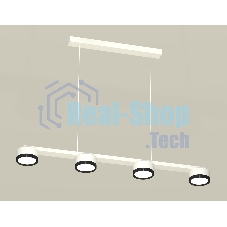 Светильник Ambrella light XB9151151/4 SWH/PBK белый песок/черный полированный GX53 (C9151, N8113)