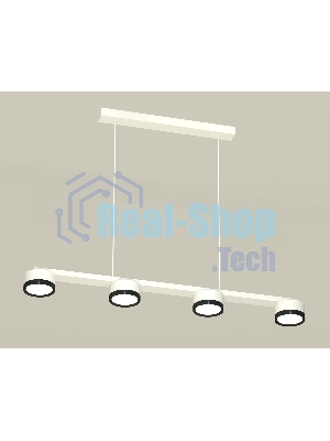 Светильник Ambrella light XB9151151/4 SWH/PBK белый песок/черный полированный GX53 (C9151, N8113)
